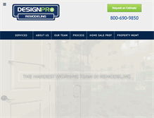 Tablet Screenshot of designproremodeling.com